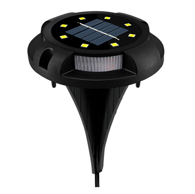 New 8led Solar Lawn Lamp 12led Cross-Border RGP Underground Lamp Courtyard Rainproof Lighting Decoration Underground Lamp