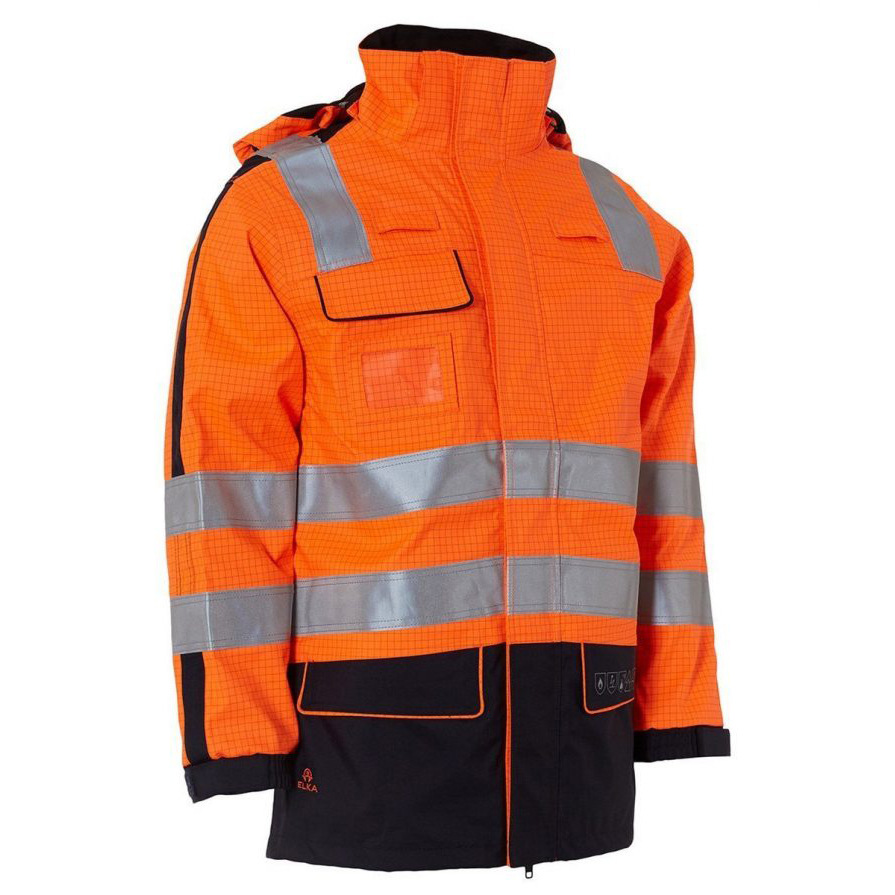 反光交通安全服工装防水外套耐磨防寒劳保服夜间执勤救援工作服