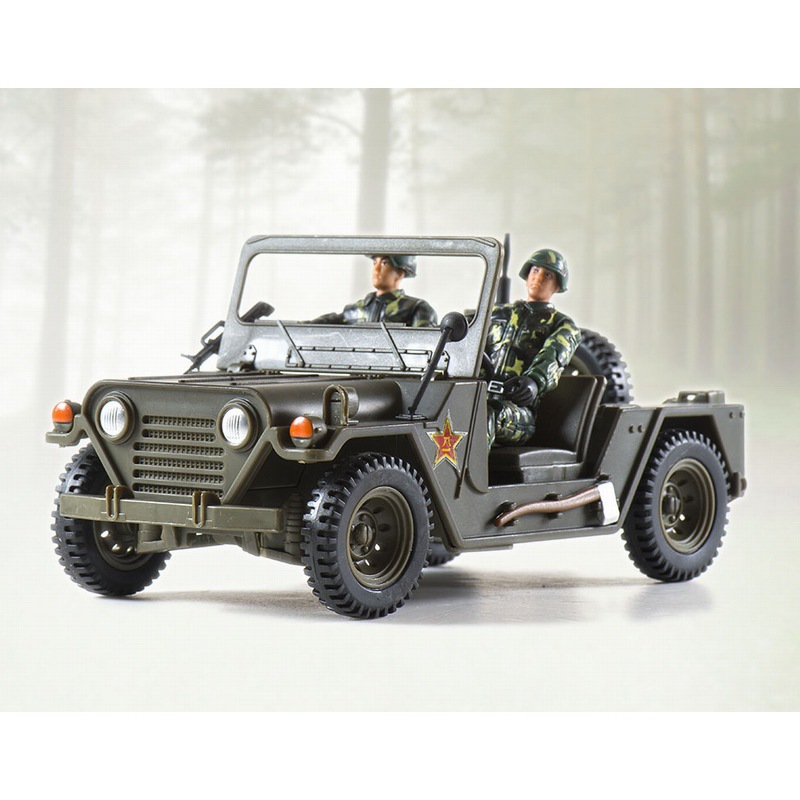 正义红师1:18吉普车军人装备军事模型兵人关节可动儿童玩具81406