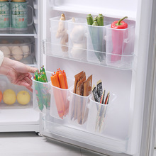 厨房食品蔬菜分类冰箱侧门收纳盒 可叠加省空间多功能整理储物盒