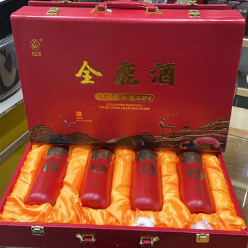 全鹿酒4瓶装男滋补送礼佳品可搭鹿鞭尾膏丸吉林长白山正宗42度泰