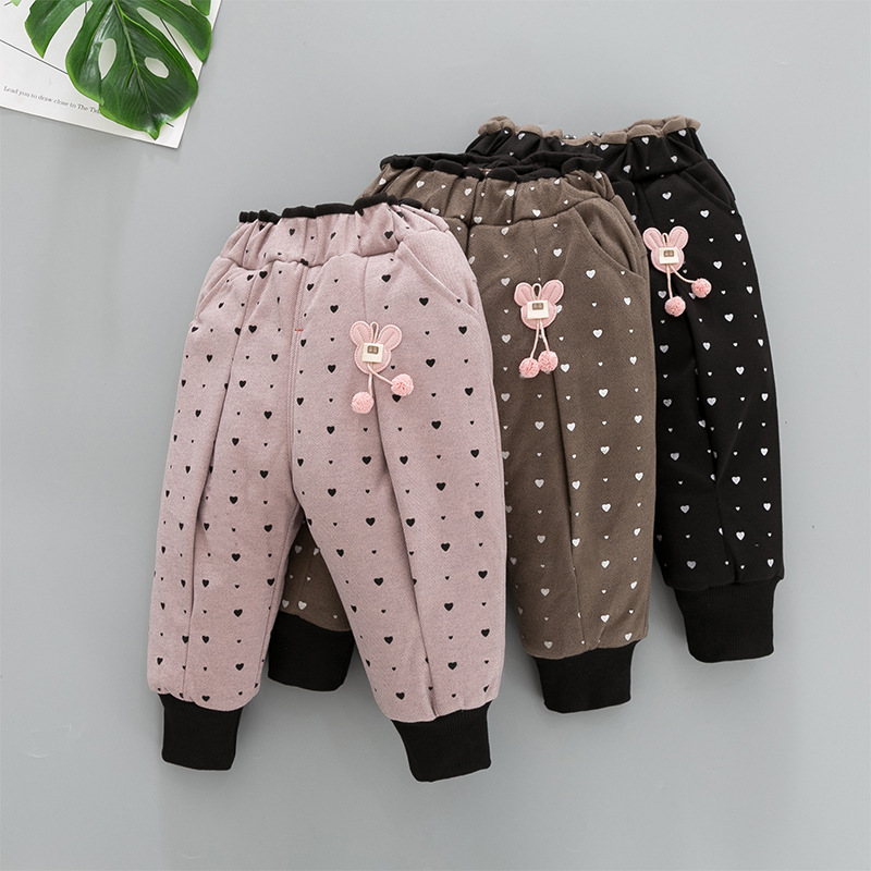 儿童裤子男童加绒加厚保暖休闲长裤宝宝棉裤一条过冬1-2岁-阿里巴巴