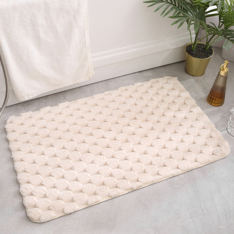 Nordic Toilet Floor Mat Bathroom Door Absorbent Carpet Toilet Non-Slip Floor Mat Door Mat Bathroom Mat