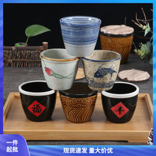 调料罐陶瓷日式小缸储物罐收纳盒创意辣椒盐罐组合套装带盖勺跨境
