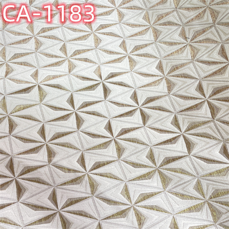 风车纹提花面料 涤纶无弹实纹布料 抱枕沙发窗帘圣诞服饰面料批发