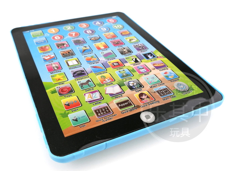 跨境儿童英文学习机玩具ipad平板电脑早教机宝宝点读故事机教具