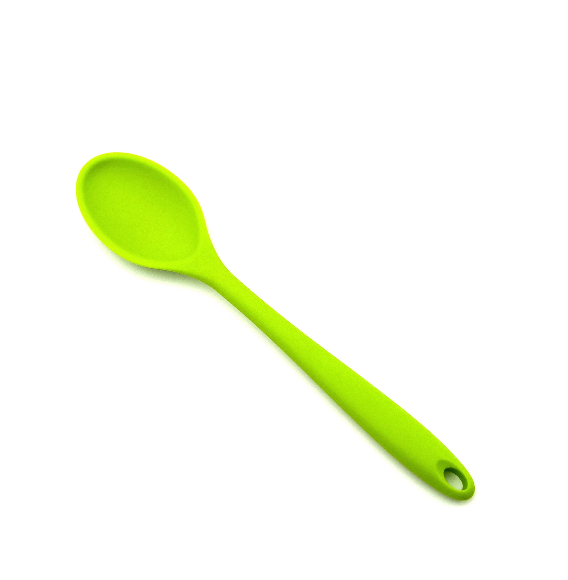 Large Size Silicone Spoon Key Spoon All-Inclusive Dense More Leaky Salad Stirring Spoon Spoon Kitchen Cooking Supplies