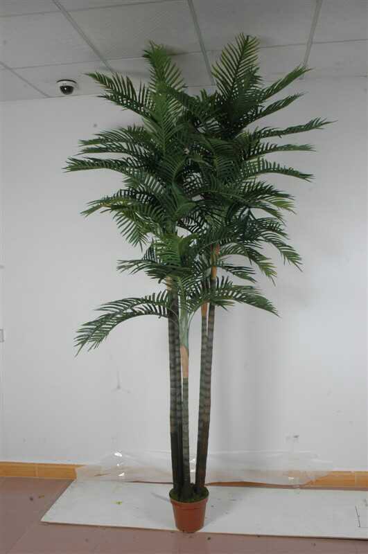 仿真大型散尾葵凤尾葵针葵2.5米2.7米特大酒店装饰民宿装饰假树