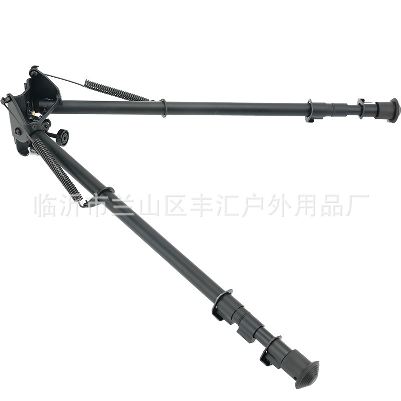 27-Inch Butterfly Clip Bracket Telescopic Folding Extendable Retractable Bracket Butterfly Two-Leg Clip Metal Tripod Black