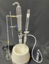 酸碱滴定法蒸馏仪器装置 玻璃充氮蒸馏器1000ml二氧化硫的测定