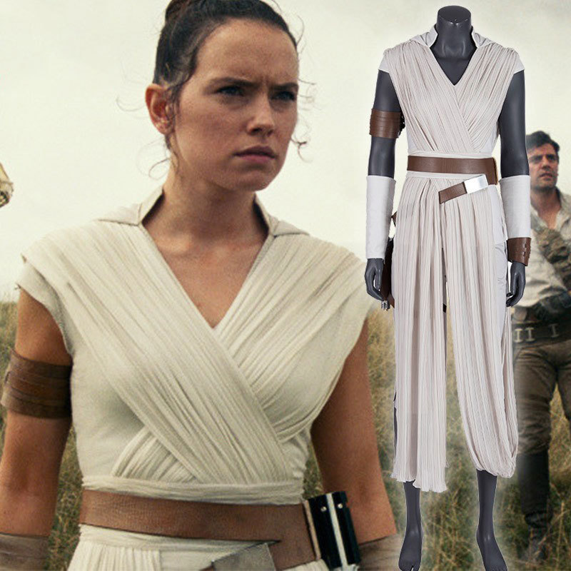 星球大战9:天行者崛起cosplay服装女主雷伊rey披肩全套cos服