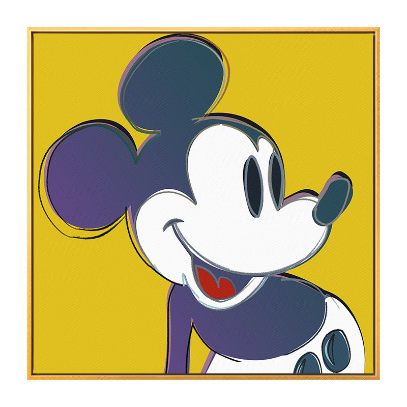 0成交25副kaws挂画暴力熊摆画客厅装饰画潮流玄关卧室床头挂画