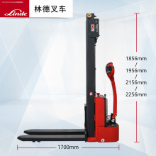 林德电动堆垛车1.5吨 托盘升降叉车ML15举升2.7米全电动堆高车