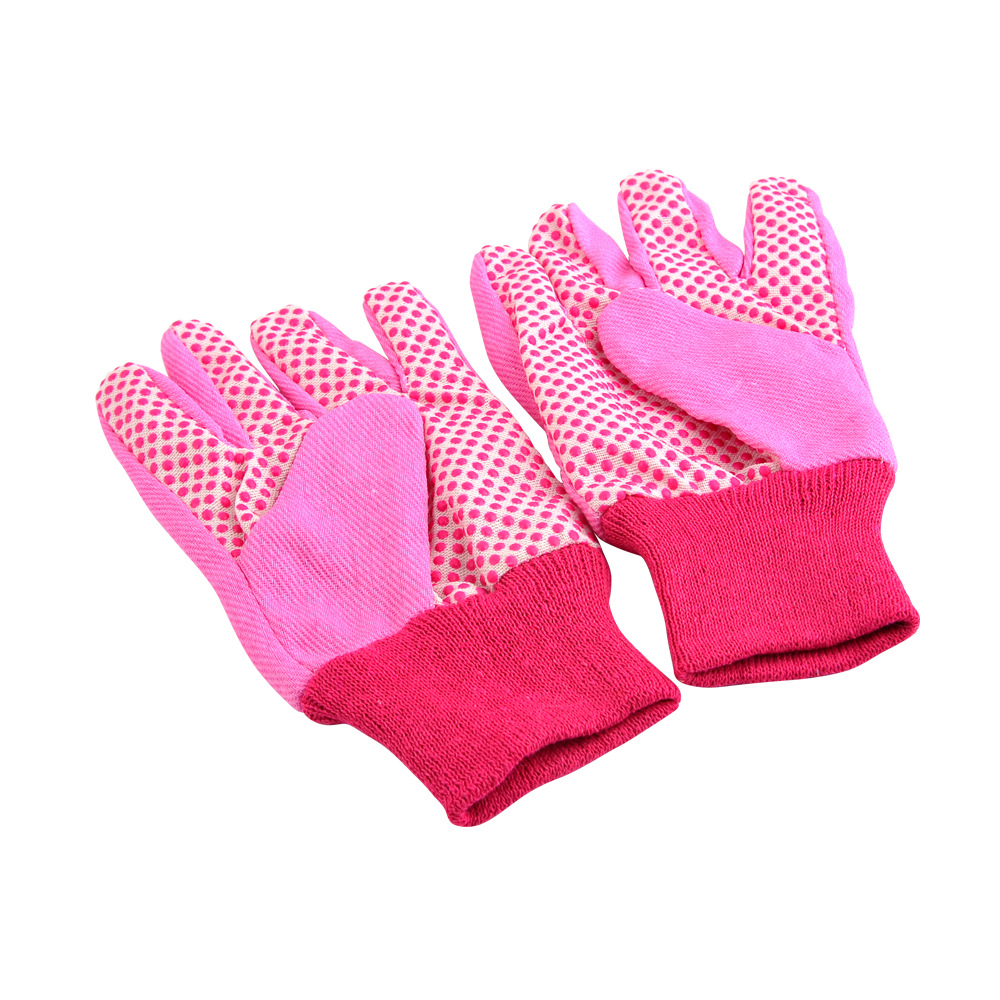 跨境户外种植栽培花草粉色工具铁铲子耙儿童迷你花园劳作工具套装