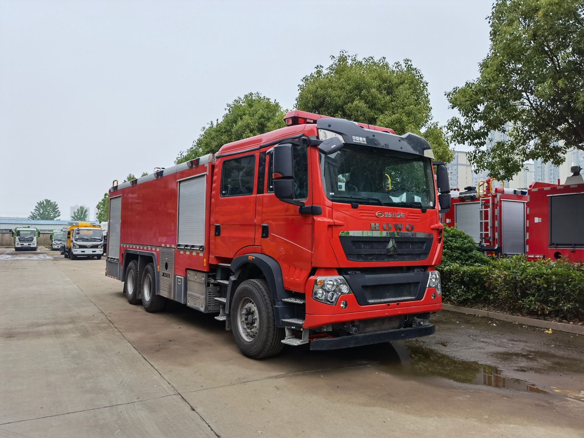 重汽豪沃16吨水罐消防车 16吨泡沫消防车 16吨消防车 16方消防车