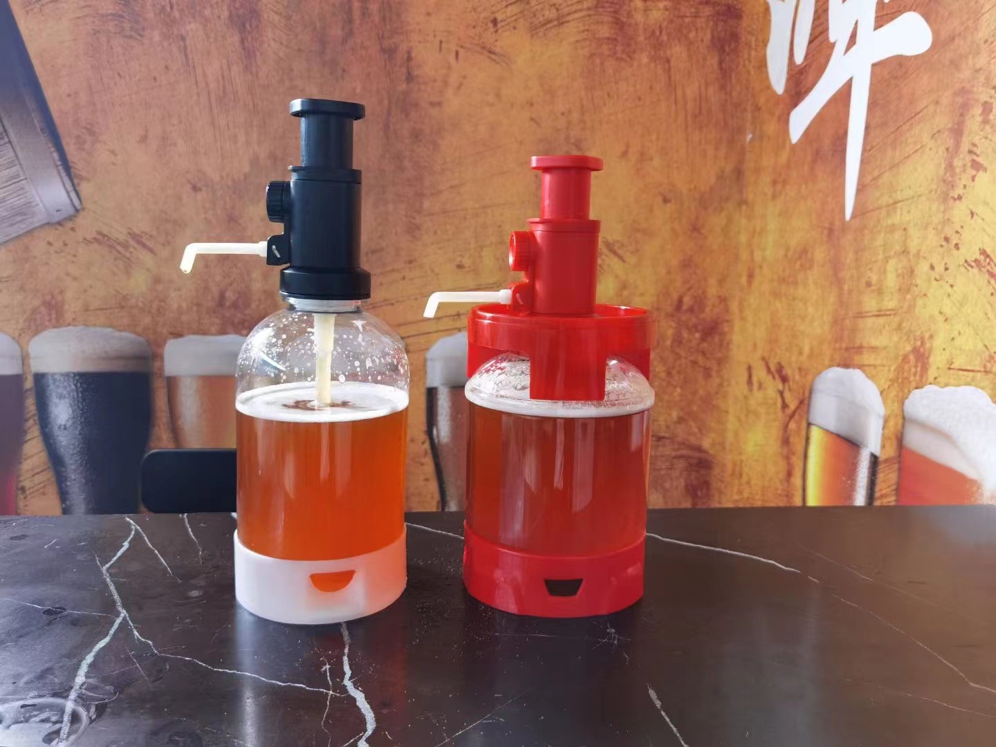 s1锁鲜桶炮2021年新款酒炮酒吧3升5升创意商用打气酒炮桶扎啤桶