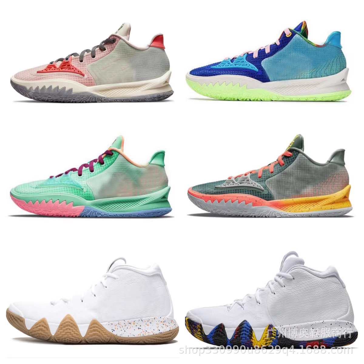 kyrie 4气垫防滑耐磨学生实战运动鞋 欧文4代low德鲁大叔篮球鞋
