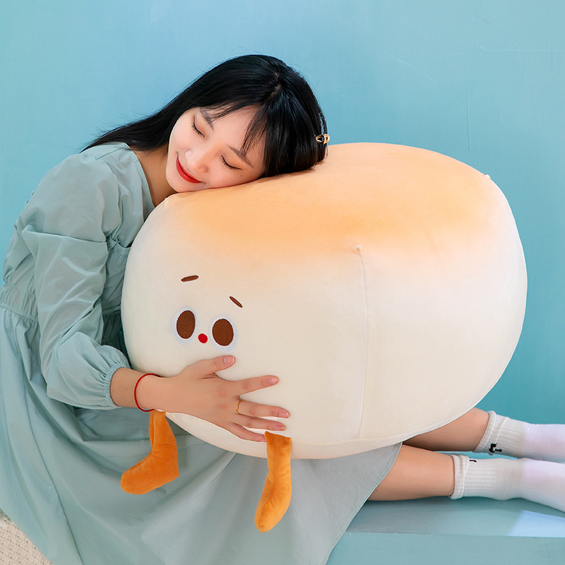 Cute Small Steamed Bun Pillow Creative New Steamed Buns Baby Doll Cute Dumplings Children's Plush Toys Generation