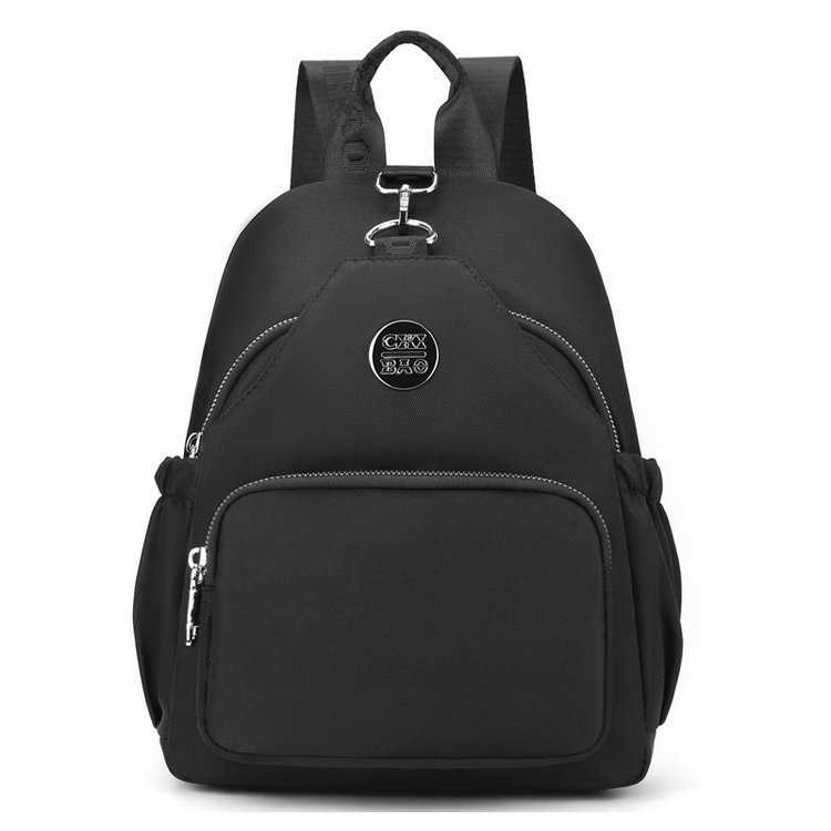 Backpack Female 2024 New Fashion Simple Lightweight Oxford Cloth Small Backpack Work Commuter Bag