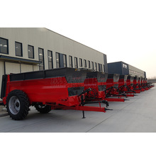 5吨拖拉机带动抛粪扬粪撒肥车 农业大型施肥机 牵引式自动撒肥车