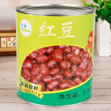 天聪红豆罐头3.35kg即食蜜红豆纳豆奶茶饮品甜品原料商用批发包邮