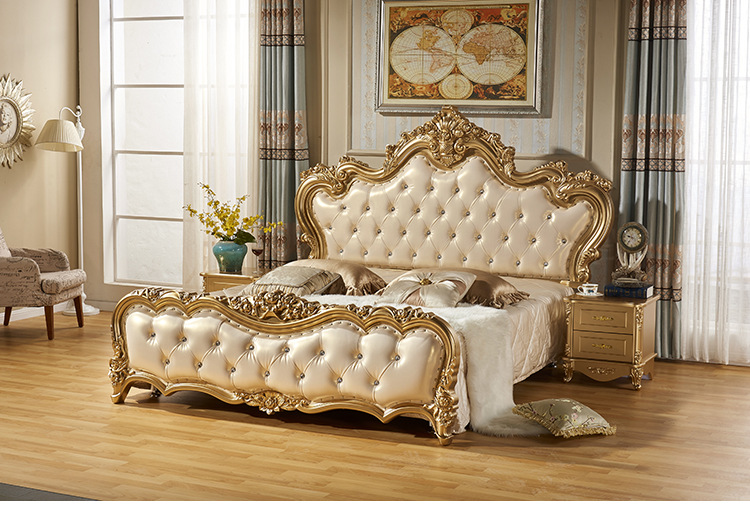 8米软包法式烤漆床头公主儿童床头板双人床屏