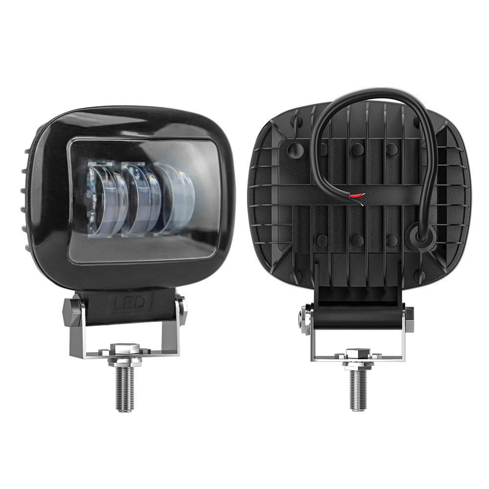 led高亮强光射灯汽车越野摩托车改装前大灯方型工作灯检修灯30w