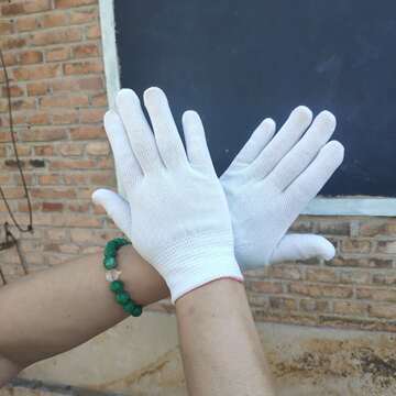 夏季超薄款尼龙丝工作白手套劳保纱弹力男女透气礼仪采摘包邮