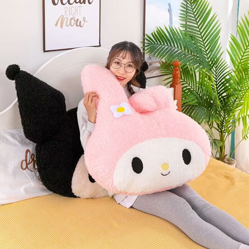 Cross-Border Clow M Melody Pillow Doll Bedside and Sofa Cushion Little Devil Pillow Large Plush Toy Baby