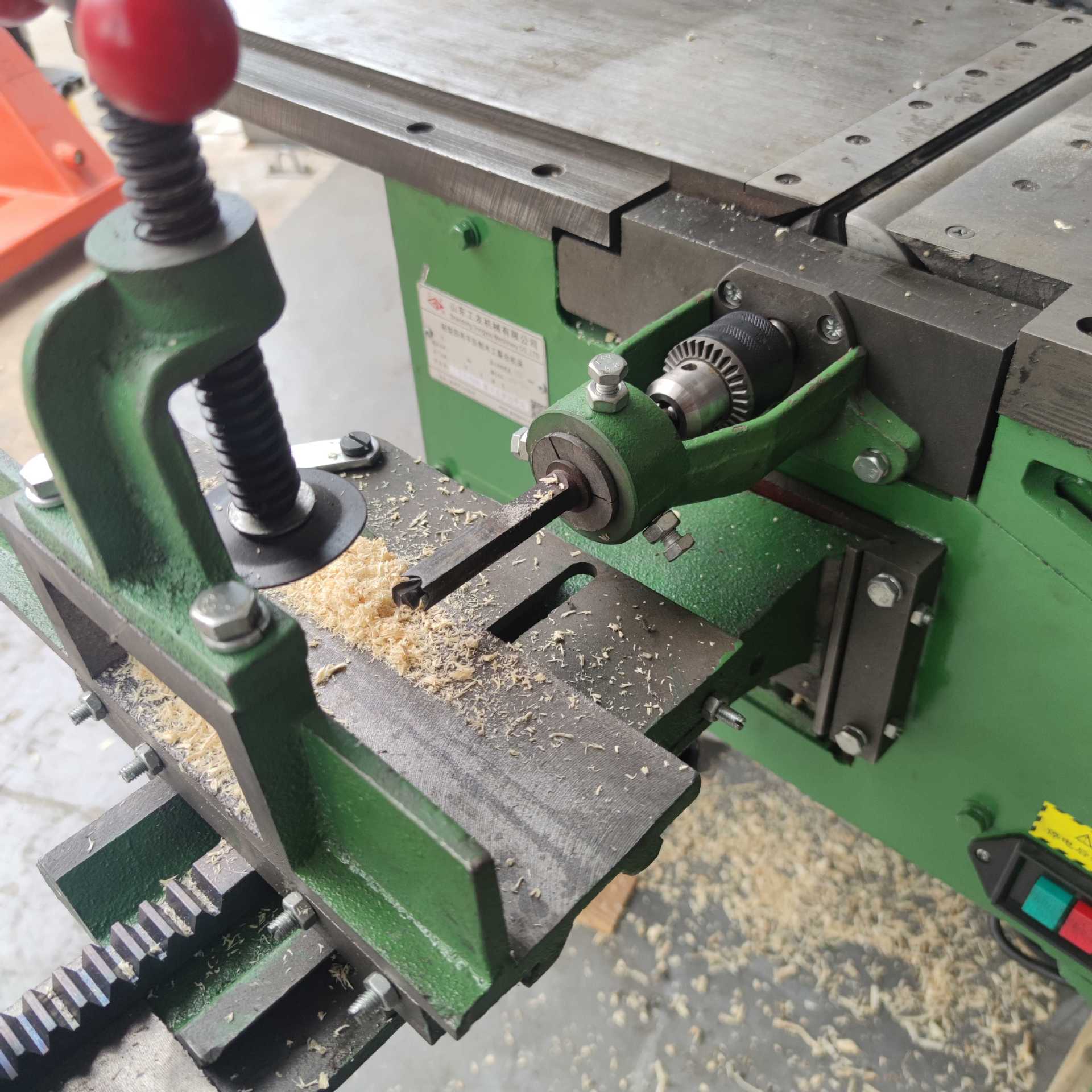 红丹木工机械木工小型多用机威海工友轻型四用平压刨木工联合机床