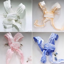 婚庆巨型纸艺装置飘带手工DIY造型自由曲线美塑花橱窗背景装饰花