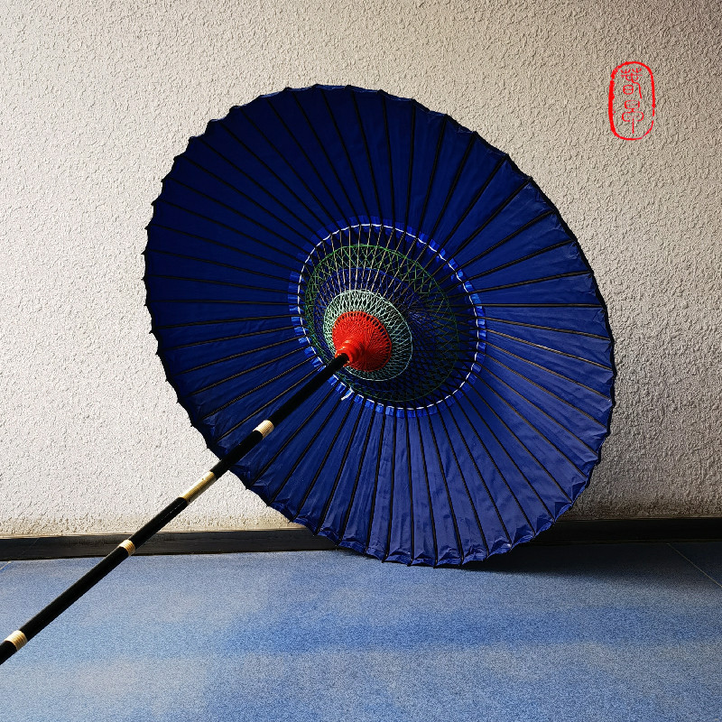 大红野天道立走婚纱雨天道具纸伞下雨伞秀古风春演出油纸油纸伞下