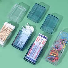 定格  便携式透明收纳盒  棉签牙签创可贴收纳盒