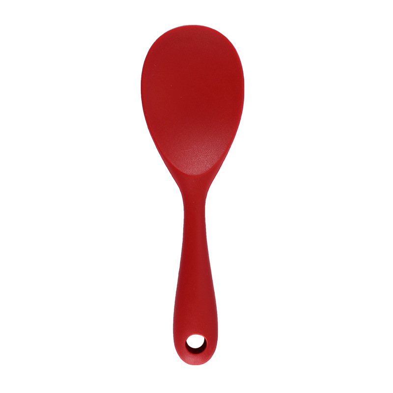 Kitchen Supplies Silicone Rice Spoon Non-Stick Cooker Spoon Non-Stick Non-Hurt Pot Rice Spoon Stirring Rice Silicone Kitchenware Household Utensils