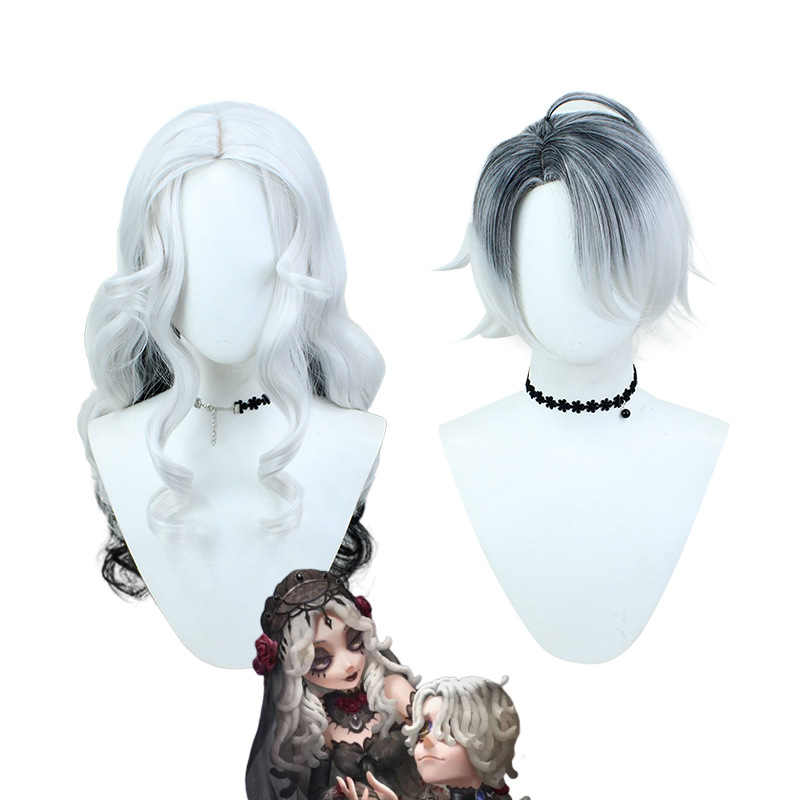 [Drifting] Identity V Star Cos Wig Psychologist Long Night Cosplay Wig Game Wig