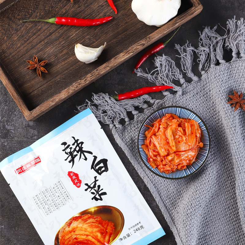 辣白菜韩国免切泡菜朝鲜风味袋装酱菜正宗腌制辣白菜下饭咸菜批发