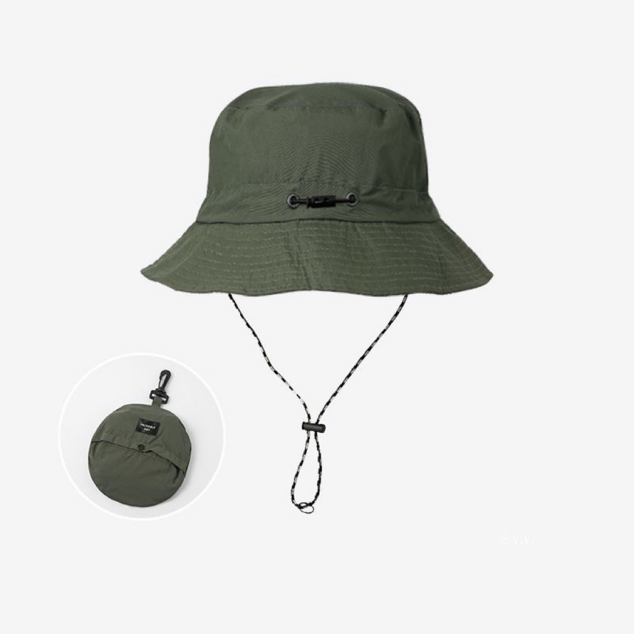 Summer Ultra-Thin Quick-Drying Bucket Hat Men's Storage Bag Bucket Hat Outdoor Fishing Alpine Cap Waterproof Sun-Proof Basin Hat Bucket Hat