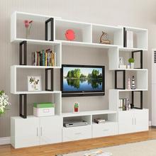 简约高款创意落地大小户型卧室客厅简易电视柜镂空电视柜组合墙柜