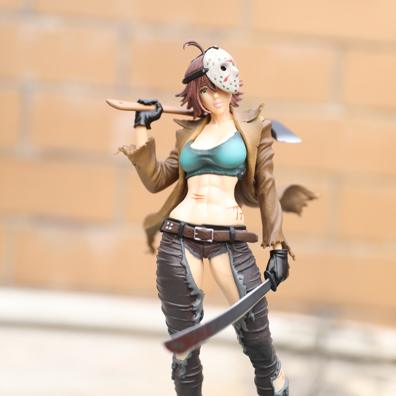 周边动漫 寿屋 弗莱迪大战少女杰森 美少女雕像 手办摆件模型