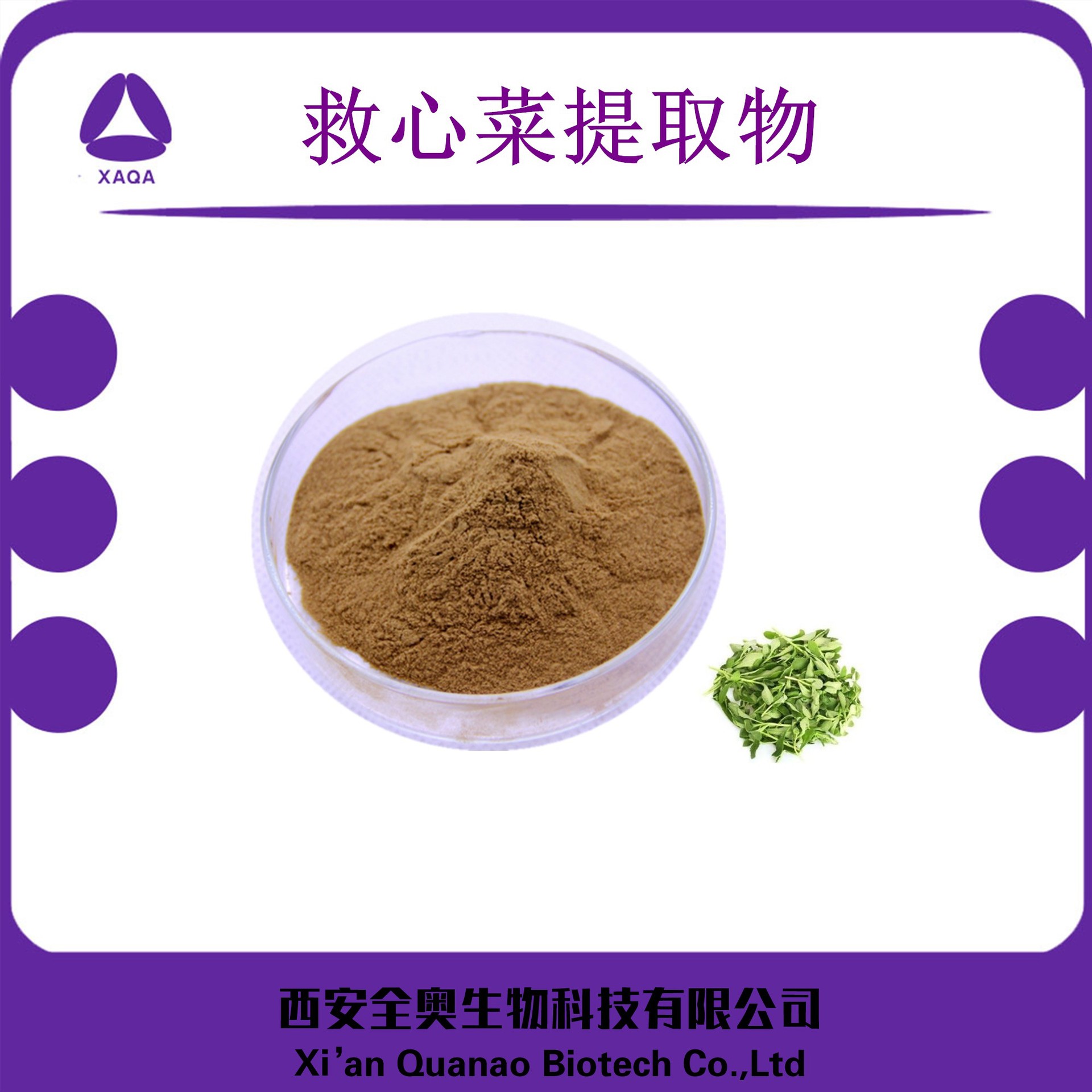 全奥生物 救心菜提取物10:1 优惠 浸膏粉 比例救心菜/费菜提取物