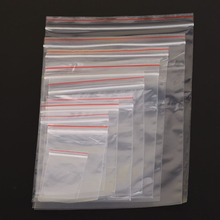 塑料自封袋密封袋PE封口袋子收纳袋饰品配件珠子透明食品袋包装袋