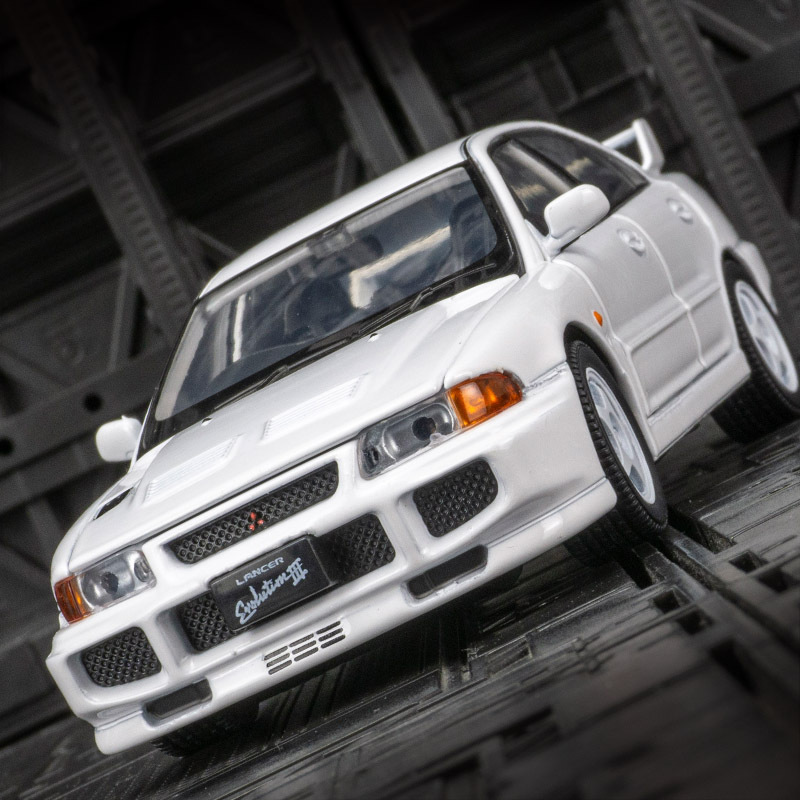 jk823553仿真三菱evo三代合金汽车模型须藤京一同款跑车金属摆件