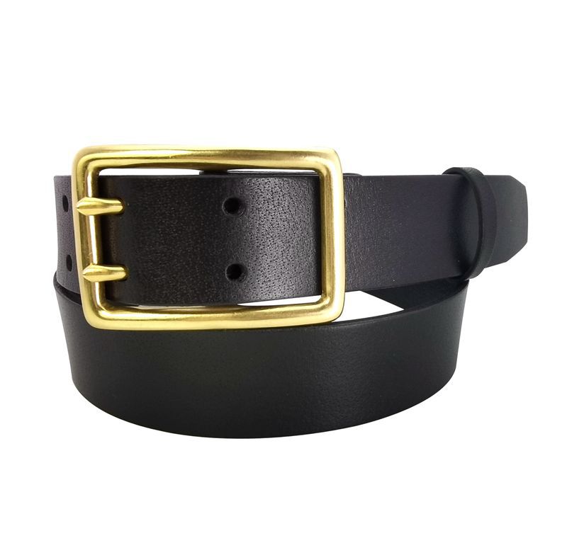 双针皮带男牛皮针扣双扣铜扣休闲潮牛仔裤腰带双针孔牛皮腰带