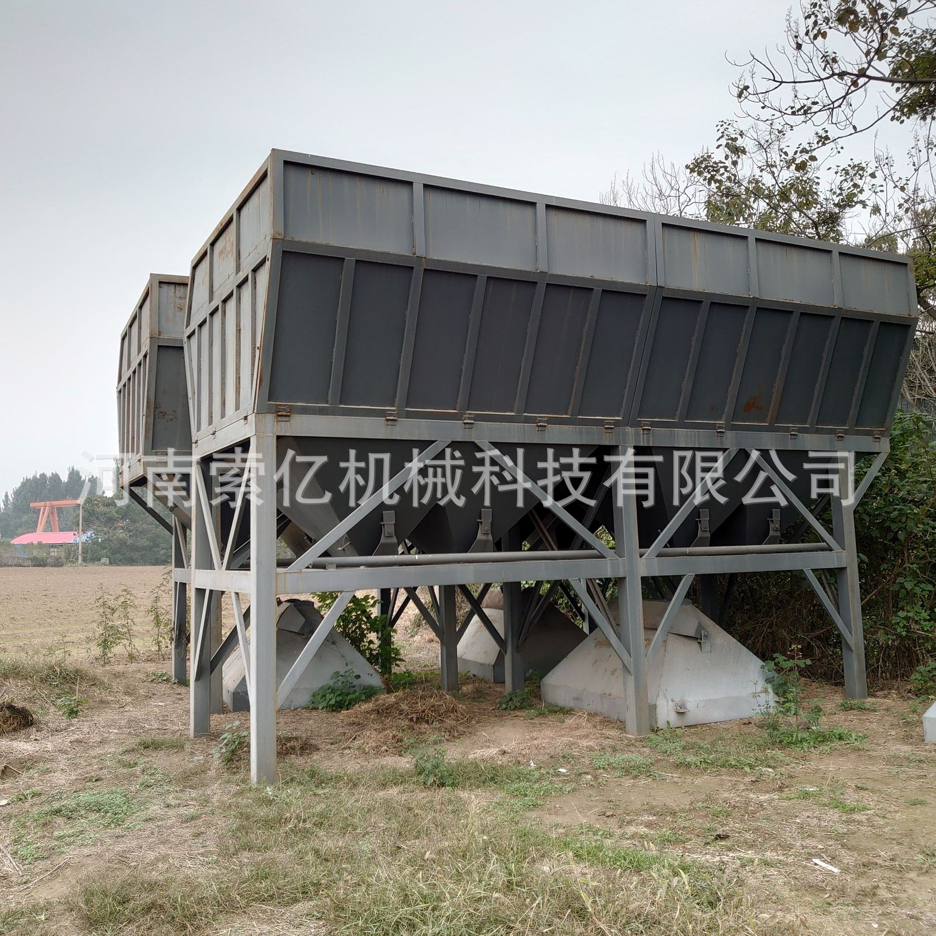 建筑工地卧式水泥仓 散装水泥集装箱式水泥仓 粉煤灰物料储存罐