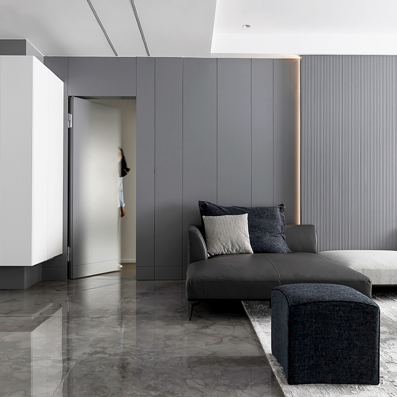 全屋定 制家装柜体木饰面施工工艺橱柜材料免漆组合实木衣柜推拉