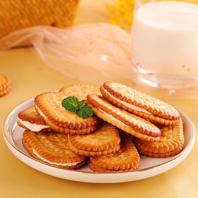 香蕉味夹心饼干