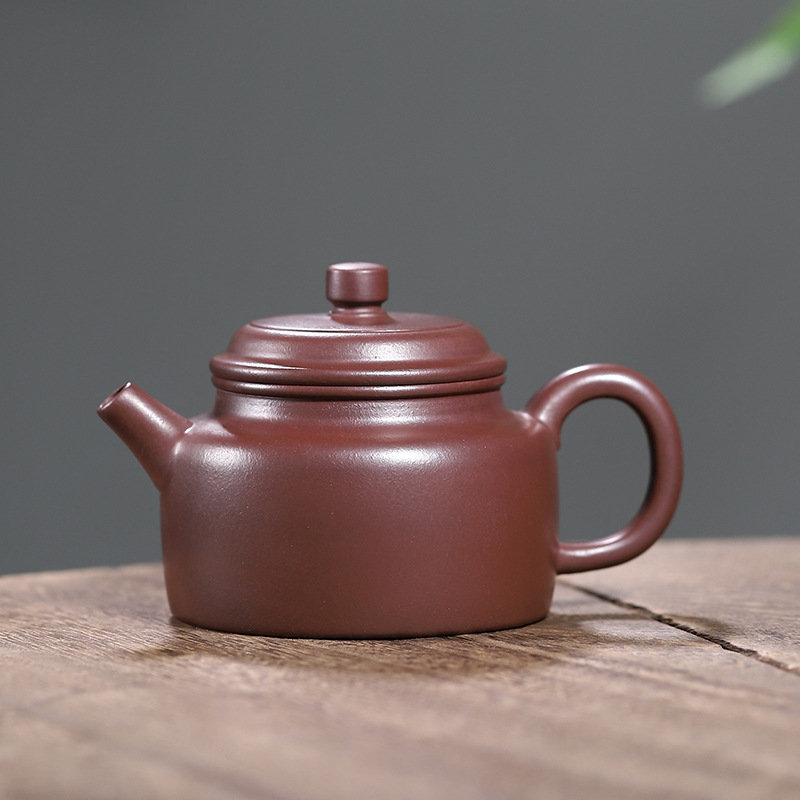 紫砂壶宜兴厂家批发手工茶壶原矿石红德钟壶功夫茶具单壶分销代理
