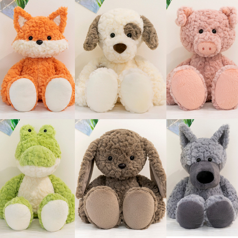 跨境可爱鳄鱼毛绒玩具星云系列公仔创意狗狗网红玩偶狐狸娃娃批发