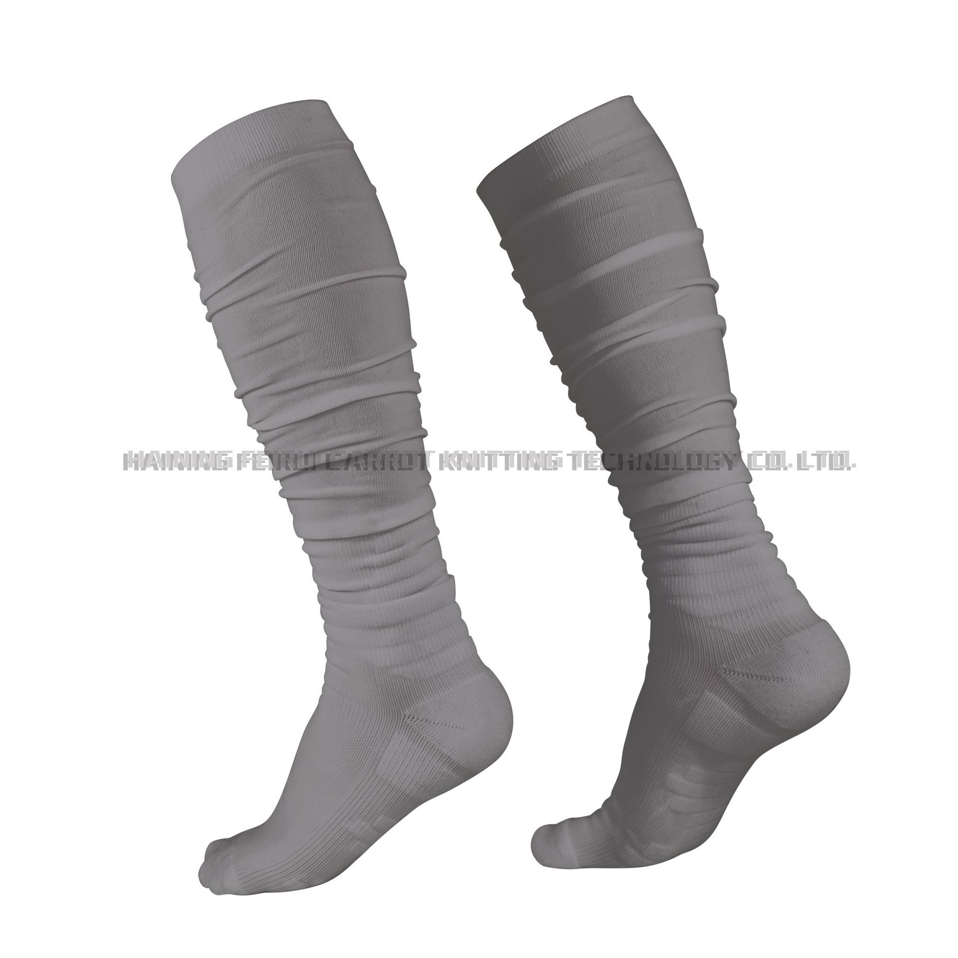 Soccer Socks Pleated Cs1221 Lengthened Baseball Softball Tennis Frisbee Running Cycling Spot Solid Color Compression Stockings