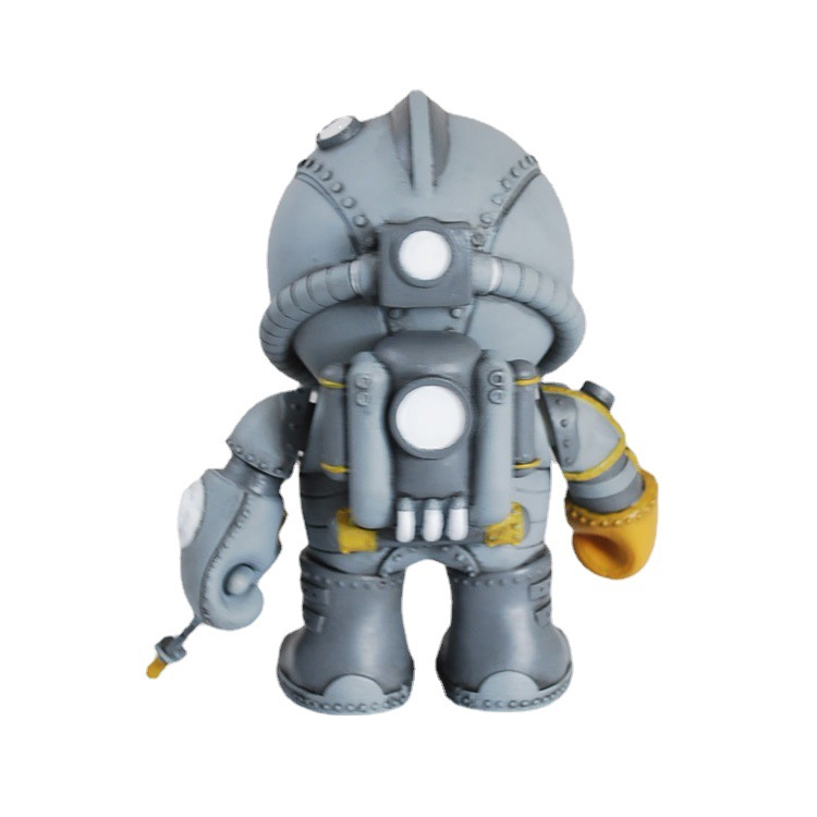 定制pvc骷髅头手办注塑塘胶企业吉祥物人偶盲盒独行侠摆件